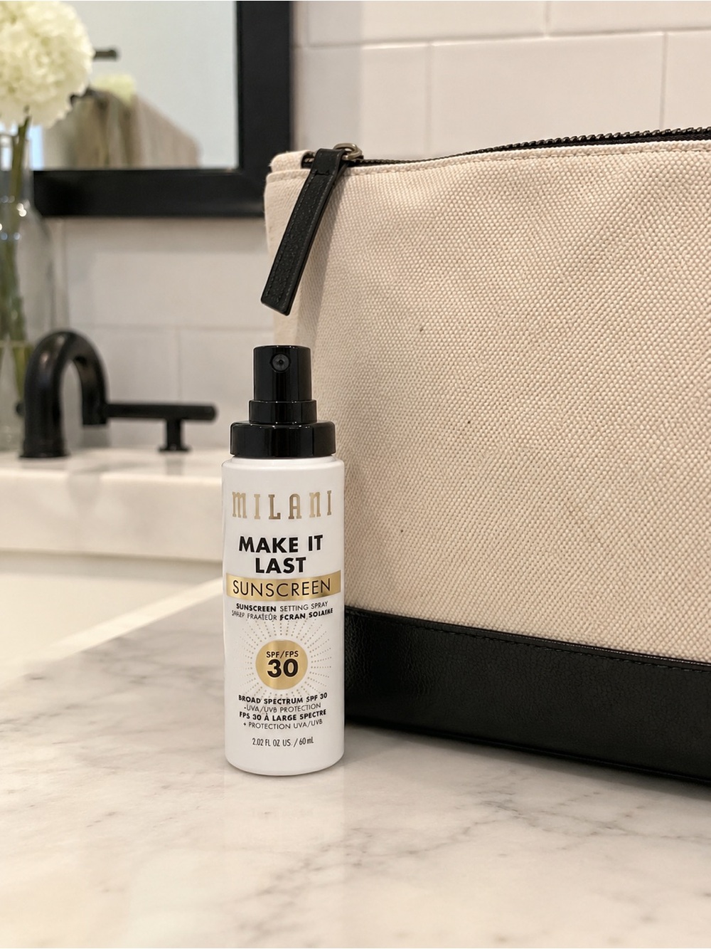 🆕 Travel Size Milani Make It Last Setting Spray with Sunscreen - 2.02 FL OZ